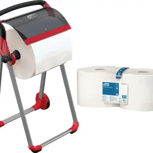 Papierspender-Set H1006xB646xT530ca.mm Kunststoff-/Metallgestell Set TORK Sonderaktion