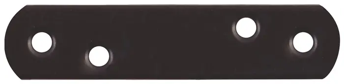Flachverb.L.77mm B.19mm S.2mm STA schwarz ku.-besch.GAH VE: 100 Stück Neue Kollektion