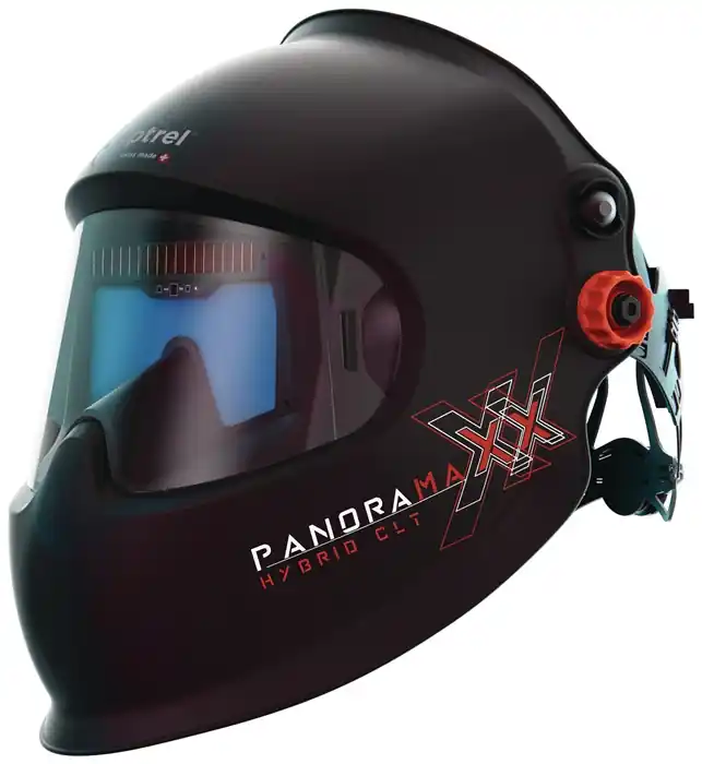 Neue Ware Laserhelm Panoramaxx Hybrid CLT schwarz 50x100mm