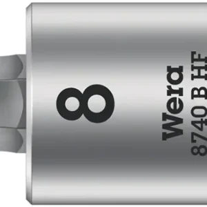 Neue Kollektion Schraubendrehereinsatz 8740 B HF 3/8 Zoll Innen-6-kant SW 8,0mm L.38,5mm WERA