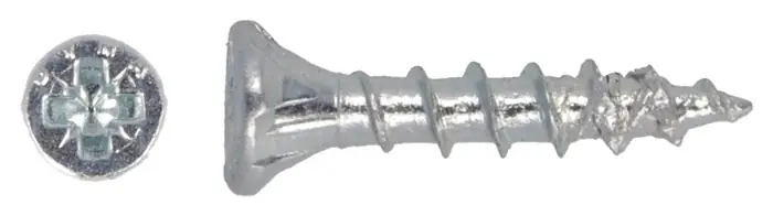 Zertifiziert Senkkopfschr.Pozidrive D.4,5mm L.80mm STA verz.Teilgew.200 St.DYNAPLUS VE: 1600 Stück
