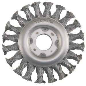 Rundbürste D.178mm Drahtstärke 0,5mm STA 13mm 10000min-¹ TECWERK Abverkauf