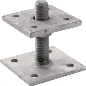 Stützenfuß PPB75G-R 80x80x8mm STA verz.z.Schr. Beliebt