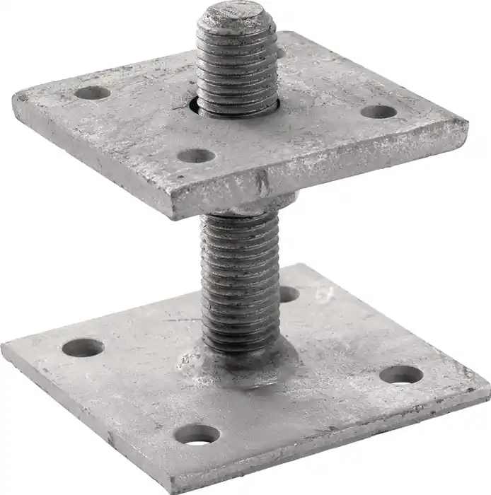Stützenfuß PPB75G-R 80x80x8mm STA verz.z.Schr. Beliebt