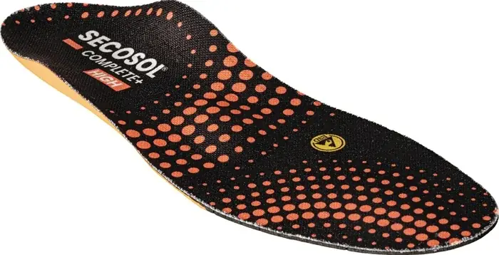 Einlegesohle SECOSOL® COMPLETE+ HIGH Gr.39 schwarz/rot Günstig