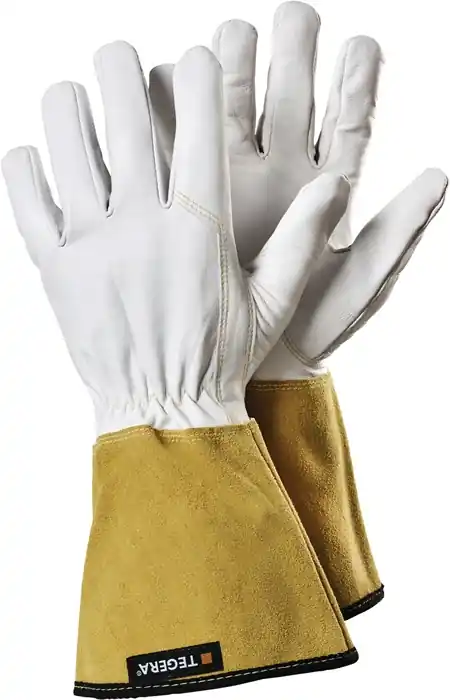 Beliebt Schweißerhandschuhe TEGERA® 126A Gr.11 weiß/gelb VE: 12 Paare