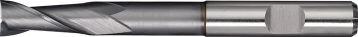 Jetzt Kaufen Bohrnutenfräser TypN D.4mm HSS-Co8 TiCN Weldon Z.2 lang TECWERK