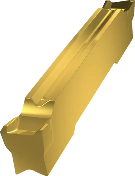 Wendeschneidplatte ISO GL3-D300G02R12-PR:G8330 Breite 3mm PVD beschichtet Gold VE: 10 Stück Meistverkauft