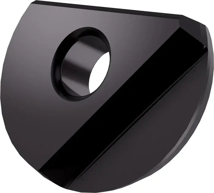 Sonderangebot Fräswendeschneidplatte ISO PPH 3000-CL1:2003 D.8mm PVD beschichtet Lila-Schwarz VE: 5 Stück