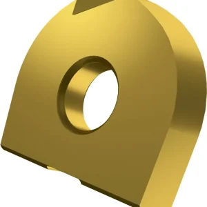 Top-Preis Fräswendeschneidplatte ISO RC 20:M8330 Bohrungs-D. 5mm PVD beschichtet Gold VE: 10 Stück