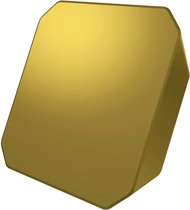 Solange Der Vorrat Reicht Fräswendeschneidplatte ISO SEEN 1203AFSN:M8340 Tiefe 6,5mm PVD beschichtet Gold VE: 10 Stück