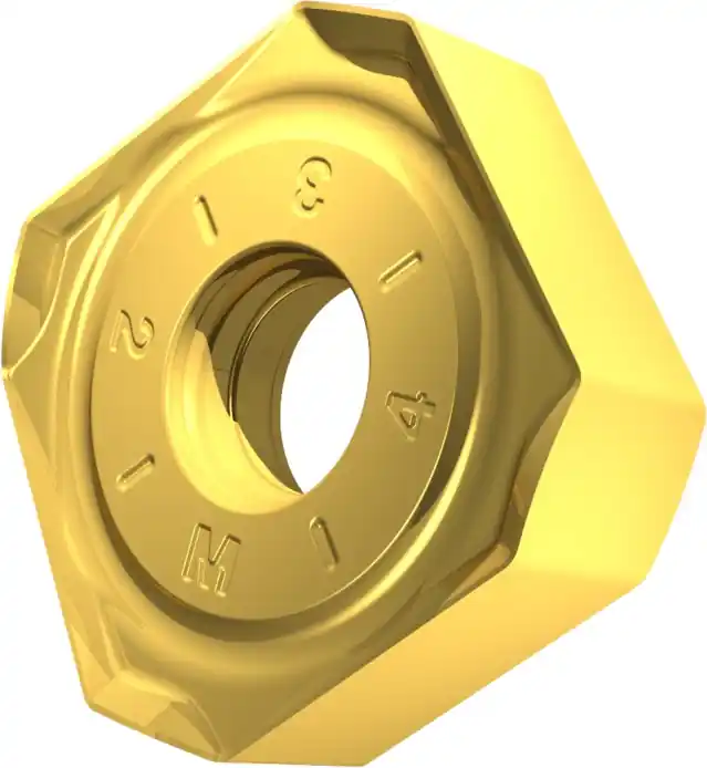 Solange Der Vorrat Reicht Fräswendeschneidplatte ISO SNMX 170508SR-M:M6330 D.5,7mm PVD beschichtet Gold VE: 10 Stück