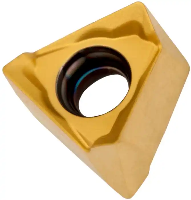 Fräswendeschneidplatte ISO TNGX 100412SR-M:M8330 D.2,8mm PVD beschichtet Gold VE: 10 Stück Sale