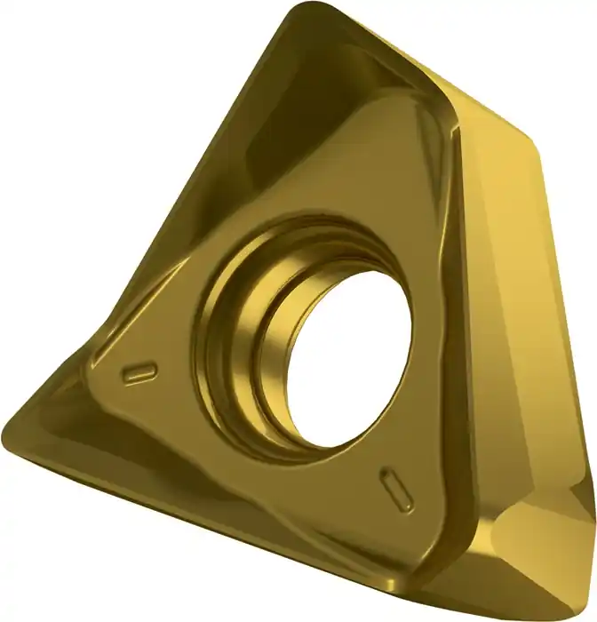 Super-Preis Fräswendeschneidplatte ISO TNGX 160608SR-M:M8330 D.4,4mm PVD beschichtet Gold VE: 10 Stück