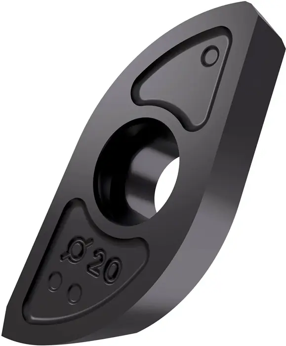Bestseller Fräswendeschneidplatte ISO ZP 20ER-FM:M8310 Bohrungs-D. 4mm PVD beschichtet VE: 10 Stück