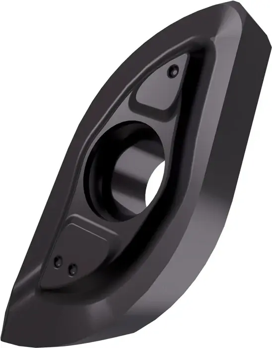 Versand Am Gleichen Tag Fräswendeschneidplatte ISO ZP 40ER-R:M8345 Bohrungs-D. 7mm PVD beschichtet VE: 5 Stück