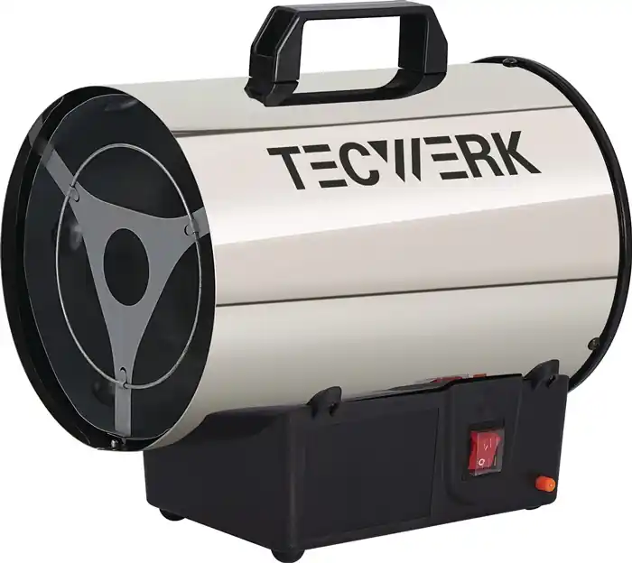 Gasheizer 10 kW 500 m³/h 28 W TECWERK Finale Aktion