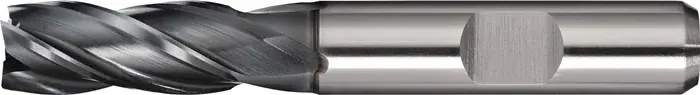 Schaftfräser DIN 844 TypN D.12mm HSS-Co PM ALCRONA Weldon Z.4 kurz TECWERK Beliebt