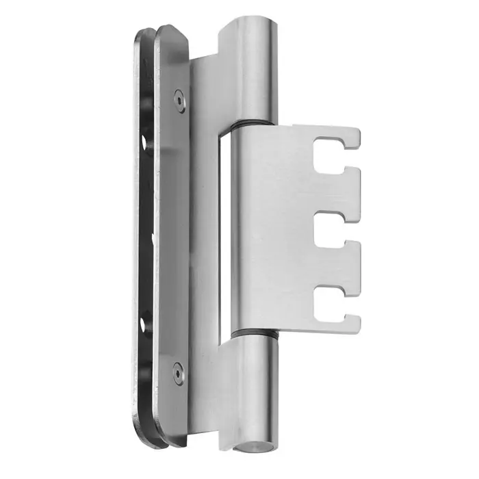 Echt Objektband VA ma geschl.160kg 18mm DIN L/R gef.Tür m.Falzdichtung BSW