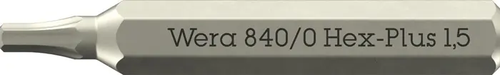 Bit 840/0 Micro 1,5mm L.30mm WERA VE: 10 Stück Rabatt
