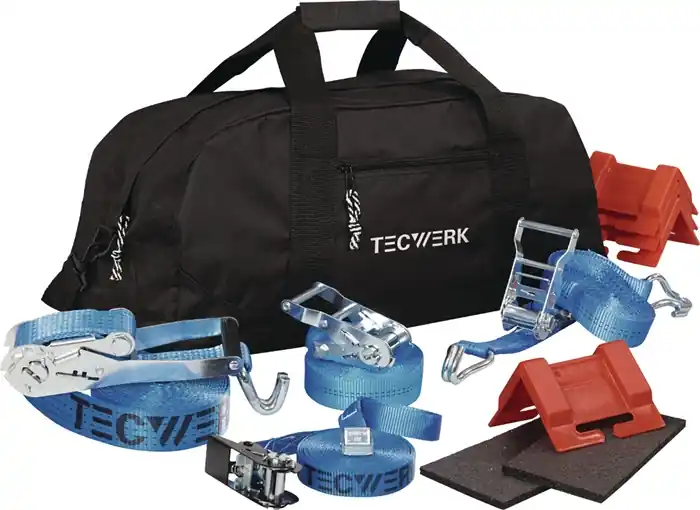 Neue Kollektion Ladungssicherungsset Profi 28-tlg.Set TECWERK