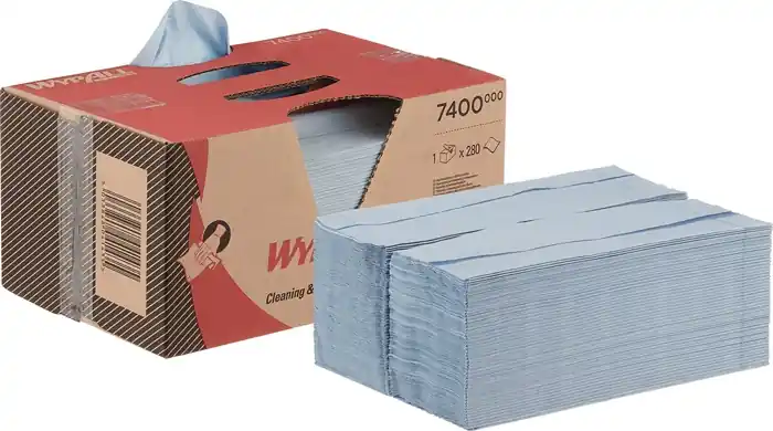 Putztuch WYPALL® L20 7400 L.ca.420 mmxB.ca.330mm blau 2-lag.WYPALL Kracherpreis