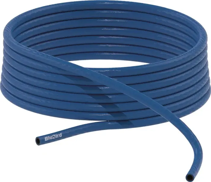 Druckluftschlauch BluBird ID 9,5mm AD 15,5mm L.50m blau RIEGLER VE: 50 Meter Super-Preis