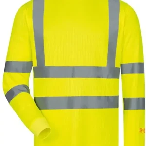 Warnschutz-Langarm-T-Shirt OLEAS Gr.M gelb SAFESTYLE Top-Preis