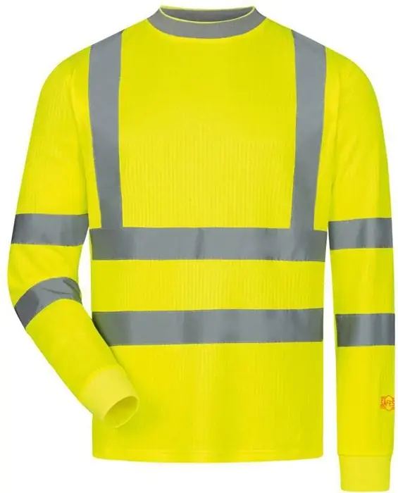 Warnschutz-Langarm-T-Shirt OLEAS Gr.M gelb SAFESTYLE Top-Preis