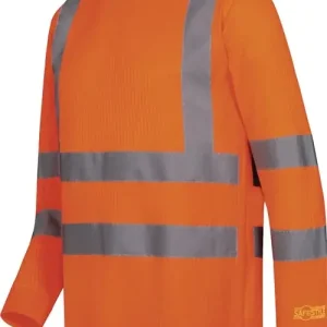 Warnschutz-Langarm-T-Shirt NEVIO Gr.L orange SAFESTYLE Jetzt Kaufen