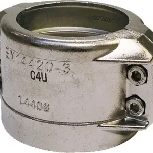 Neu Klemmschale VA (1.4408) 63,0mm Spannber.min.74mm Spannber.max.77mm