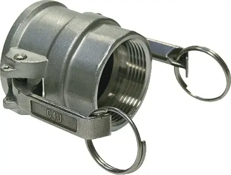 Knallerangebot Hebelarmk.Kamlok Typ D VA (1.4408) m.PTFE Dicht.26,44mm 3/4 Zoll