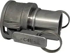 Preiswert Hebelarmk.Safe-Lock Kamlok Typ C VA (1.4408) 59,61mm 2 Zoll Schl.-Gr.50mm TEGUMA