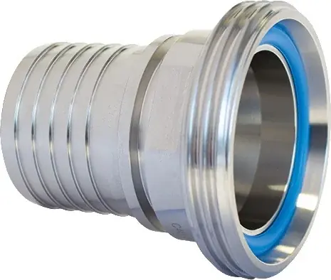 Milchrohrverschraubung Typ VMS VA (1.4404) Nenn-Gr.65x1/6 Zoll 38mm TEGUMA Geprüft