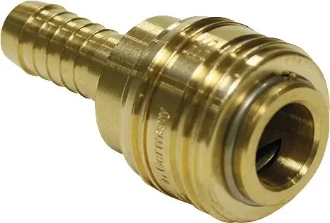 Schnellver.Kup m.Tülle MessingNBR Schlauchweite 8mm Durchfluss(Luft) 1000 Preisknaller