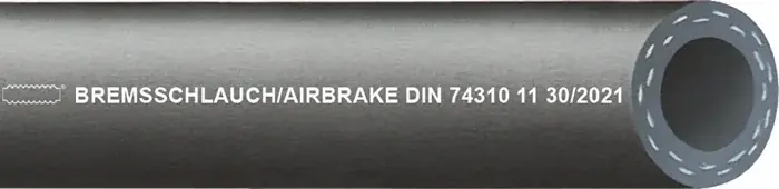 Stickstoffschlauch AIRBRAKE ID 11,0mm AD 18,0mm L.40m Schwarz TEGUMA VE: 40 Meter Neuheit