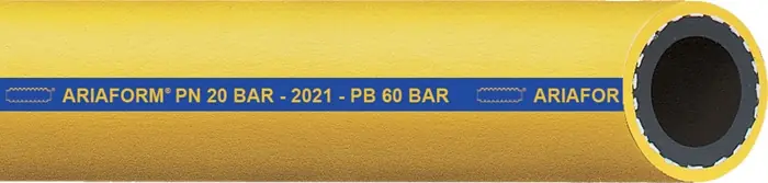Letzte Chance Pressluft-/Wasserschlauch ARIAFORM®/YELLOW ID 19,0mm AD 31,0mm L.20m Gelb TEGUMA VE: 20 Meter