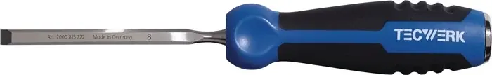 Wochenendangebot Stechbeitel Schneiden-B.16mm m.Schlagknopf CV-Stahl TECWERK