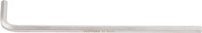 Ausverkauf Sechskantwinkelschraubendreher SW 6mm lang 180x32mm TECWERK VE: 10 Stück