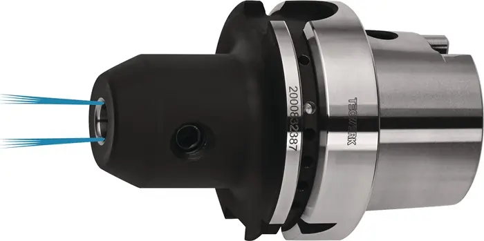 Highlight Flächenspannfutter DIN 69893A Weldon Spann-D.10mm HSK-A63 A.-L.65mm m.IK TECWERK