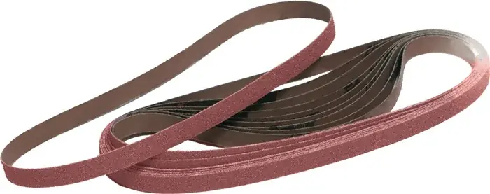 Schleifband L.330mm B.10mm K.60 f.HO/Metall Korund TECWERK VE: 10 Stück Expressversand