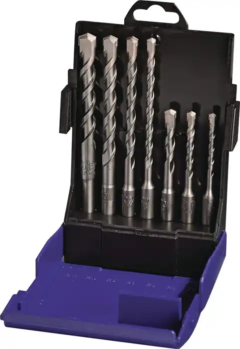 Hammerbohrersatz SDS-Plus 7-tlg.SDS-Plus Ku.-Box TECWERK Online Kaufen