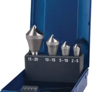 Querlochsenkersatz 2-5/5-10/10-15/15-20mm HSS-Co 4tlg.Ku.-Kass.TECWERK Sonderaktion