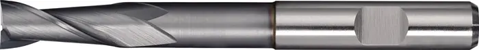 Ausverkauf Bohrnutenfräser TypN D.5mm HSS-Co8 TiCN Weldon Z.2 lang TECWERK
