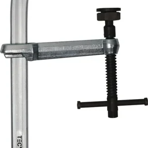 Hochleistungsschlosserzwinge Spann-W.250mm A.140mm Knebel TECWERK Meistverkauft