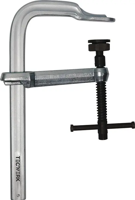 Hochleistungsschlosserzwinge Spann-W.250mm A.140mm Knebel TECWERK Meistverkauft