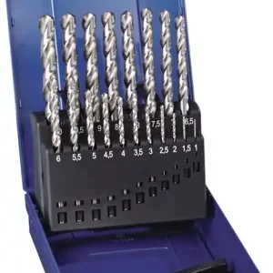 Begrenztes Angebot Spiralbohrersatz DIN 338 Typ W D.1-10x0,5mm HSS 19tlg.Ku.-Kass.TECWERK
