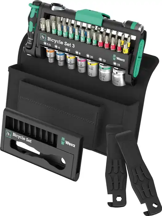 Bit-/Steckschlüsselset Bicycle Set 3 41-tlg.BZT PH/TORX®/Schlitz/6-KT.WERA Schnäppchen