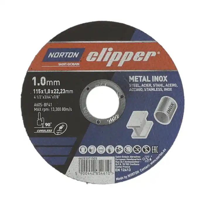 Trennscheibe D115x1,0mm Typ 41 Metall-Inox 13300 min-1 Direkt Vom Hersteller