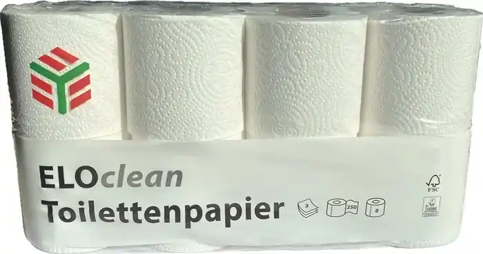 Sonderangebot Toilettenpapier ELOclean 3-lagig ELOS VE: 64 Stück